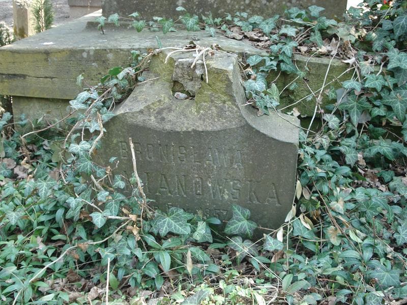 Zdjęcie grobu Bronisława Pomianowska (1)