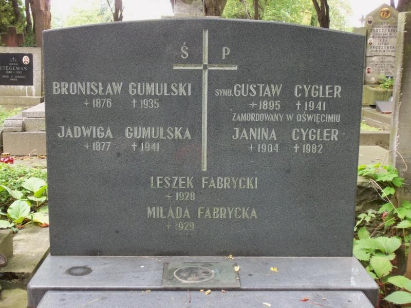 Zdjęcie grobu Gustaw Cygler (2)