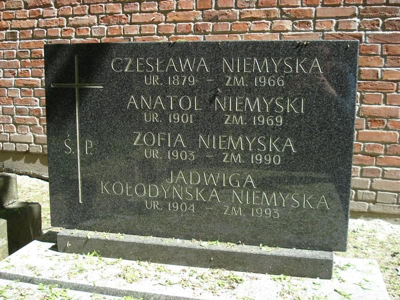 Zdjęcie grobu Jadwiga Kołodyńska Niemyska (1)