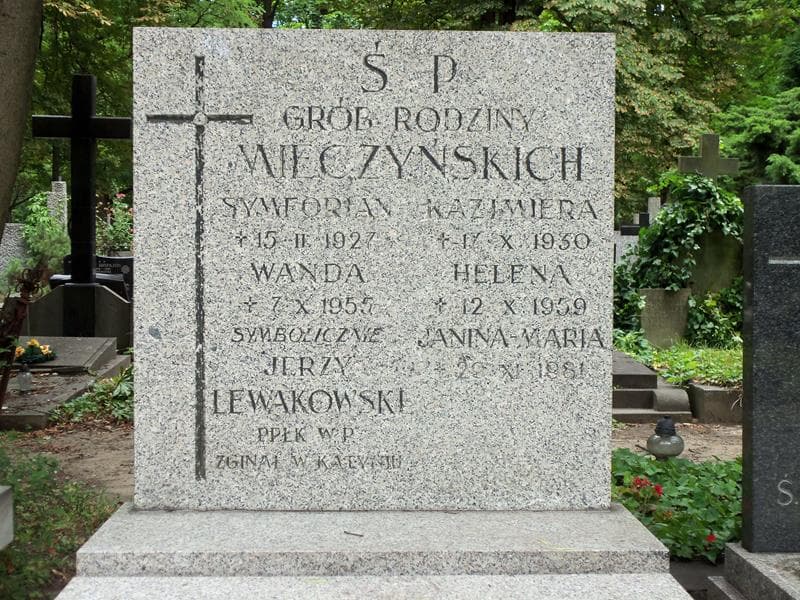 Zdjęcie grobu Jerzy Lewakowski (2)