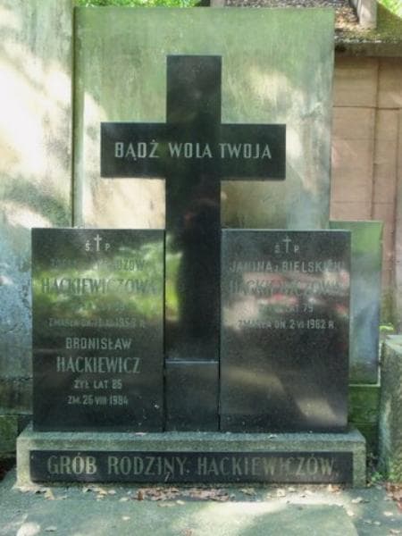 Zdjęcie grobu Bronisław Hackiewicz (2)