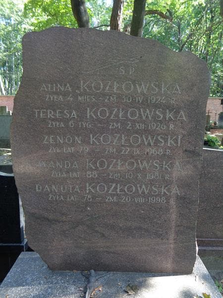 Zdjęcie grobu Teresa Kozłowska (2)