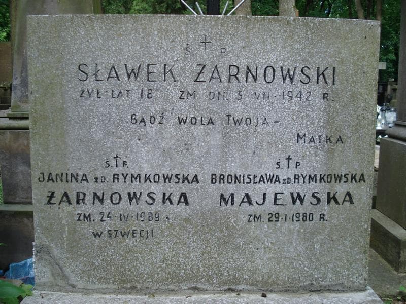 Zdjęcie grobu Bronisława Majewska (2)