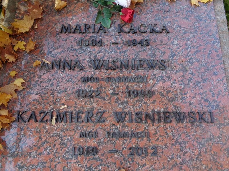Zdjęcie grobu Maria Kącka (2)