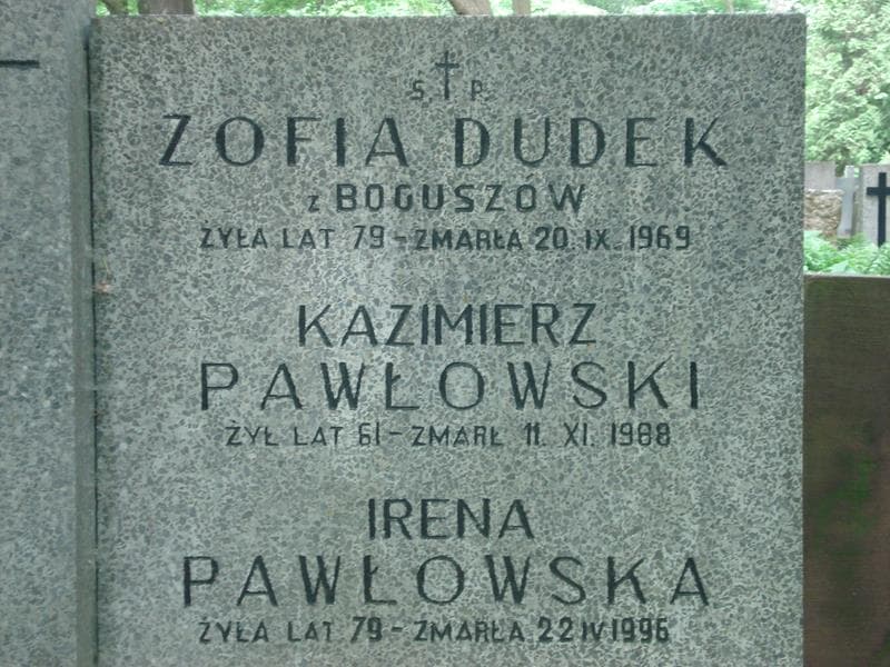 Zdjęcie grobu Kazimierz Pawłowski (2)