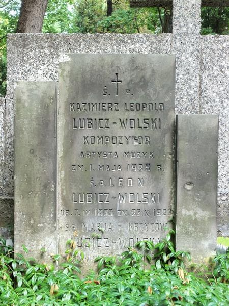 Zdjęcie grobu Kazimierz Leopold Lubicz-Wolski (2)