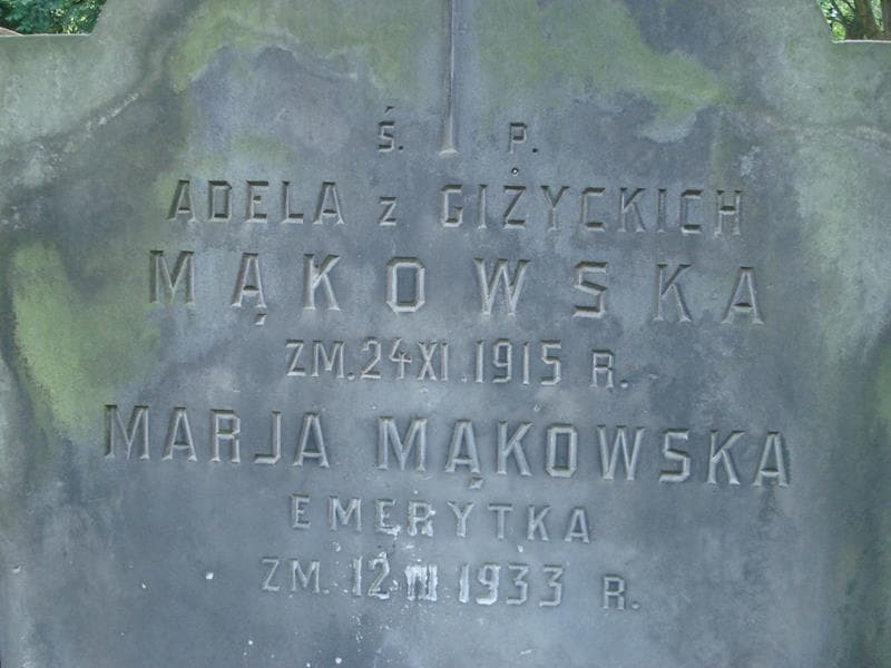 Zdjęcie grobu Adela Mąkowska (2)