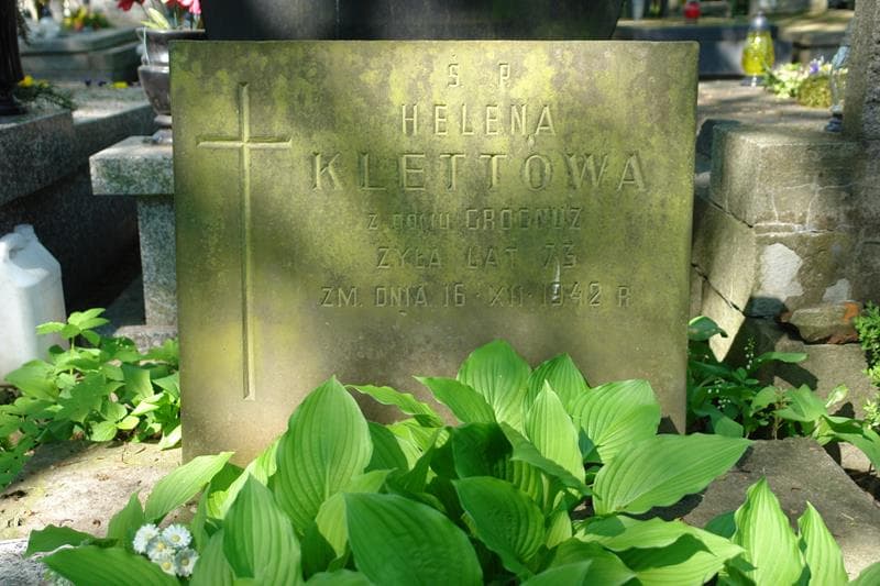 Zdjęcie grobu Helena Klettowa (2)