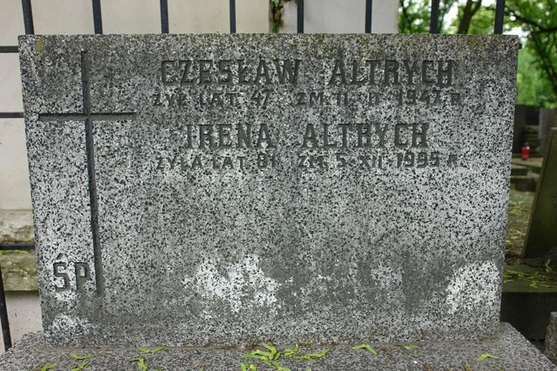Zdjęcie grobu Irena Altrych (2)