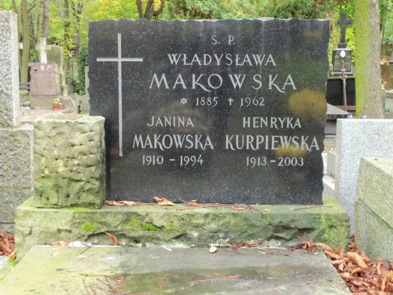 Zdjęcie grobu Janina Makowska (2)