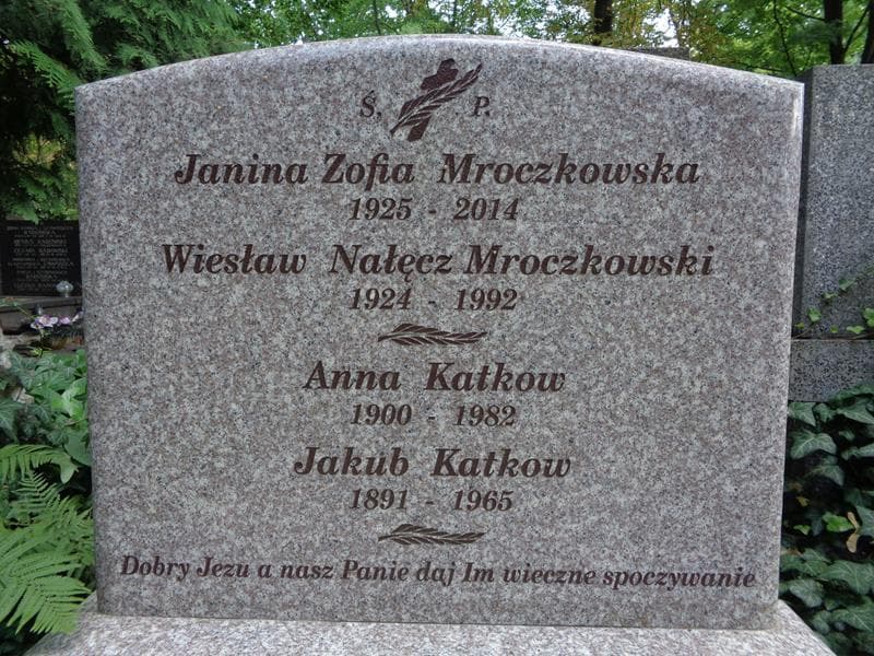 Zdjęcie grobu Wiesław Nałęcz Mroczkowski (1)
