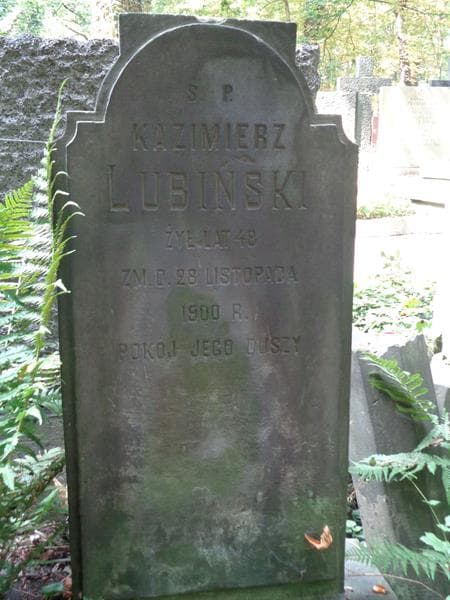 Zdjęcie grobu Kazimierz Lubiński (2)