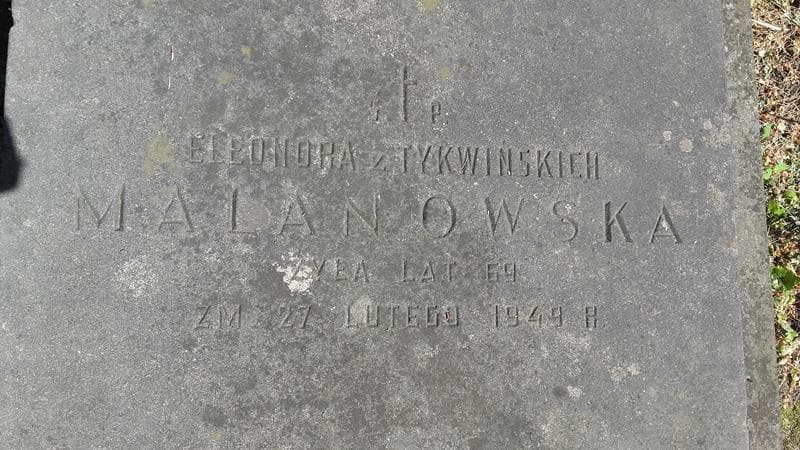 Zdjęcie grobu Eleonora Malanowska (2)