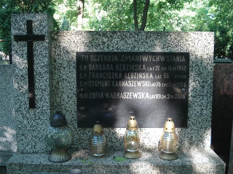 Zdjęcie grobu Barbara Kędzińska (1)
