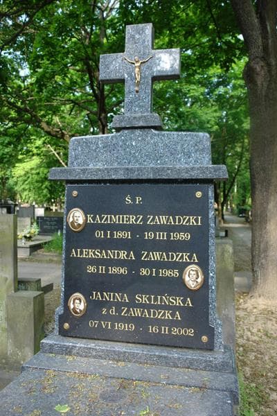 Zdjęcie grobu Aleksandra Zawadzka (2)