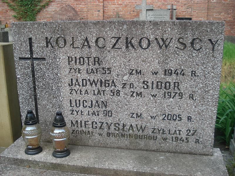Zdjęcie grobu Lucjan Kołaczkowski (1)