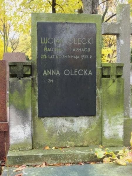 Zdjęcie grobu Lucjan Olecki (2)