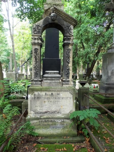 Zdjęcie grobu Franciszka Mangett (2)