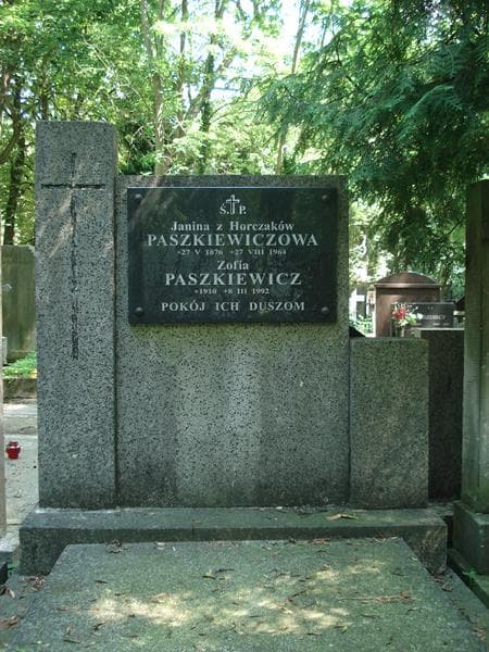 Zdjęcie grobu Janina Paszkiewiczowa (2)