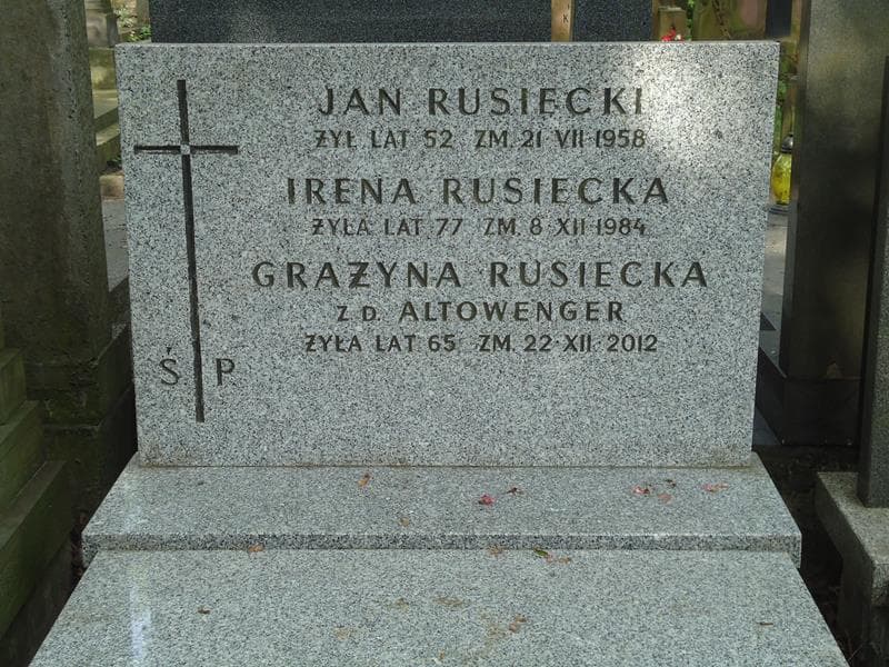 Zdjęcie grobu Irena Rusiecka (2)