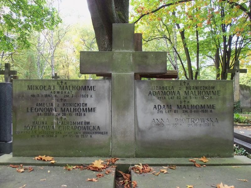 Zdjęcie grobu Izabela Malhomme (2)
