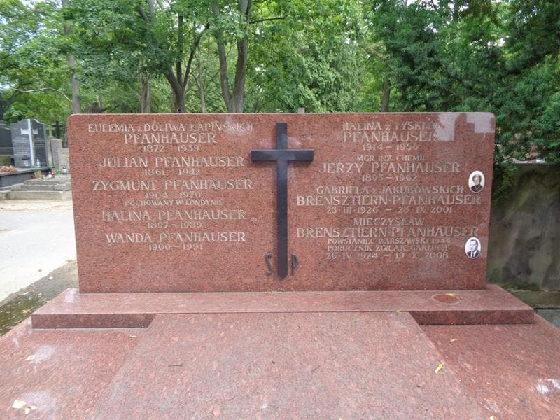 Zdjęcie grobu Mieczysław Brensztiern-Pfanhauser (2)