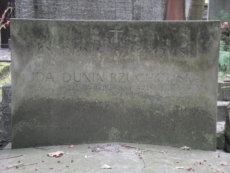 Zdjęcie grobu Jan Dunin Rzuchowska (2)