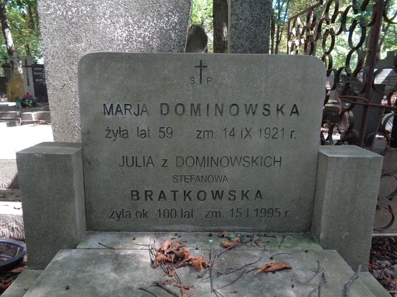 Zdjęcie grobu Julia Bratkowska (2)