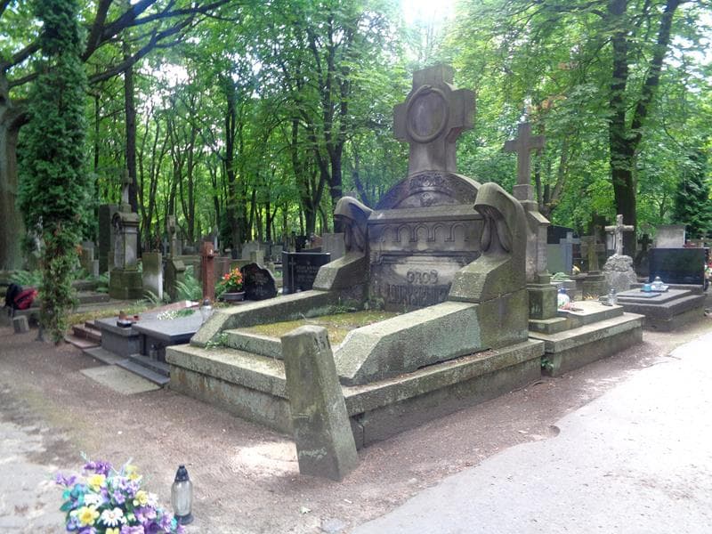 Zdjęcie grobu: Jan Gwalbert Laurysiewicz