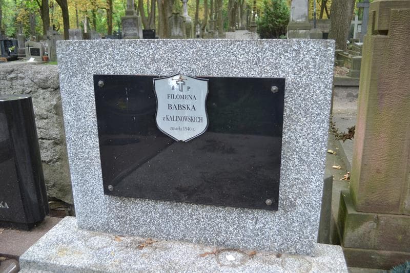 Zdjęcie grobu Filomena Babska (2)
