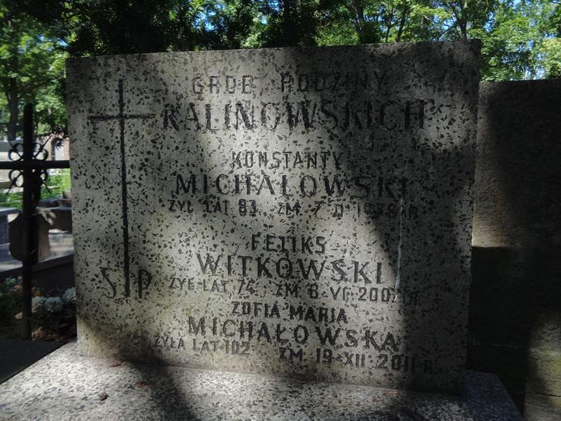 Zdjęcie grobu Konstanty Michałowski (2)
