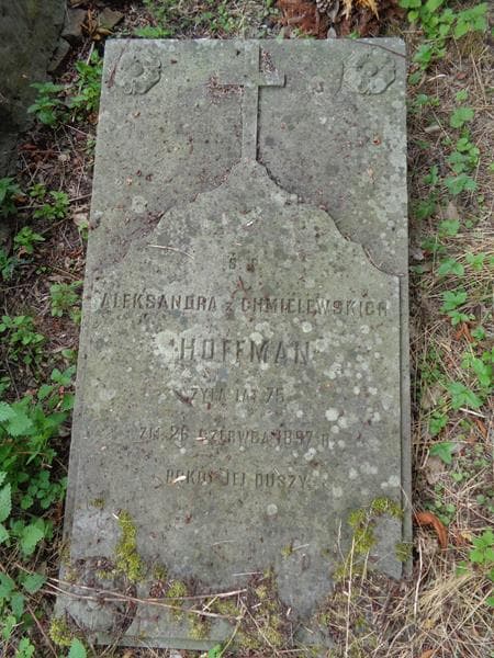 Zdjęcie grobu Aleksandra Hoffman (2)