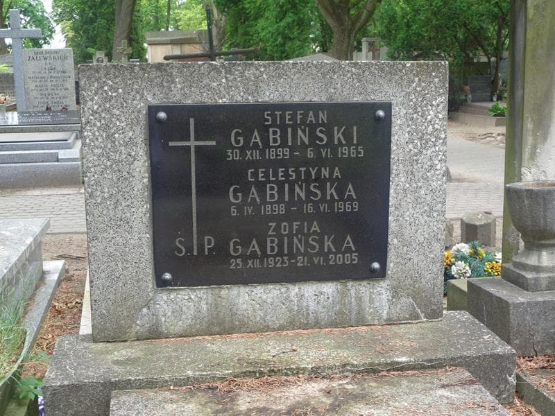 Zdjęcie grobu Celestyna Gąbińska (2)
