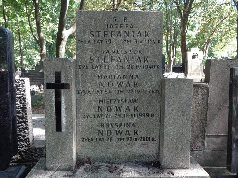Zdjęcie grobu Kryspina Nowak (2)