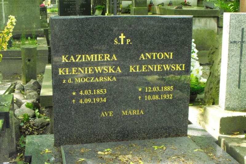 Zdjęcie grobu Antoni Kleniewski (2)