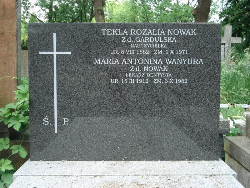 Zdjęcie grobu Maria Antonina Wanyura (2)