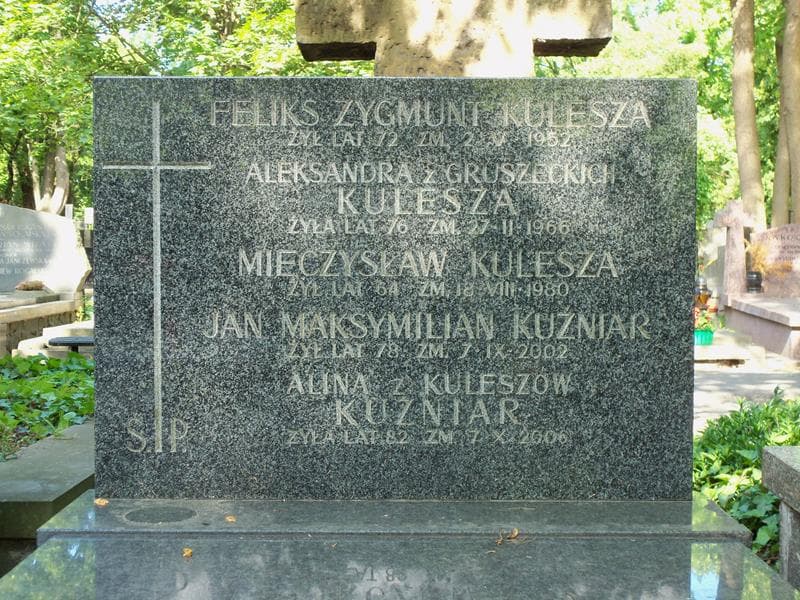 Zdjęcie grobu Aleksandra Kulesza (2)