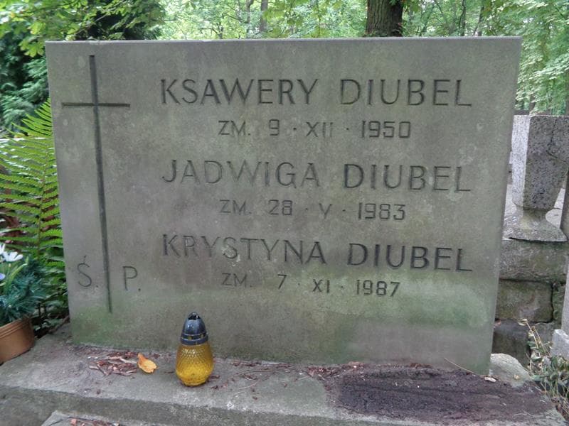 Zdjęcie grobu Ksawery Diubel (2)
