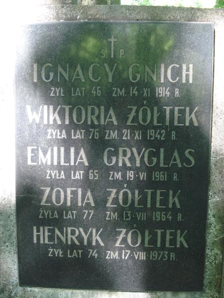 Zdjęcie grobu Henryk Żółtek (2)