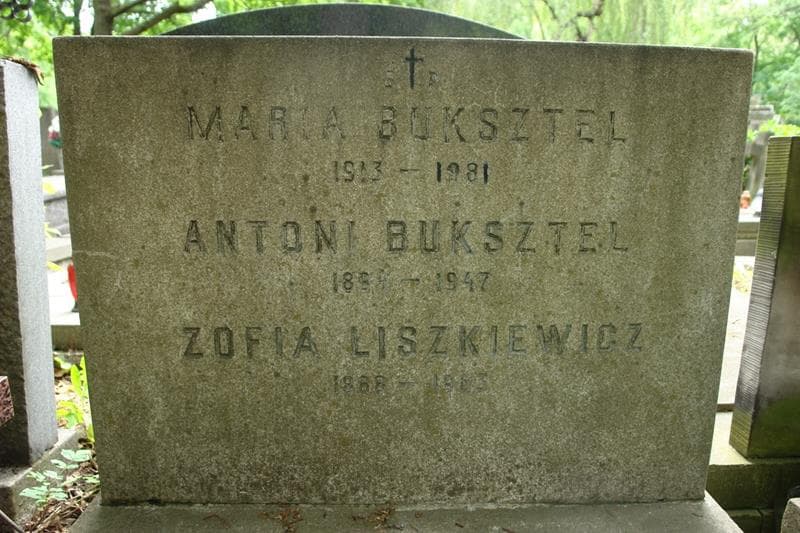 Zdjęcie grobu Maria Buksztel (2)