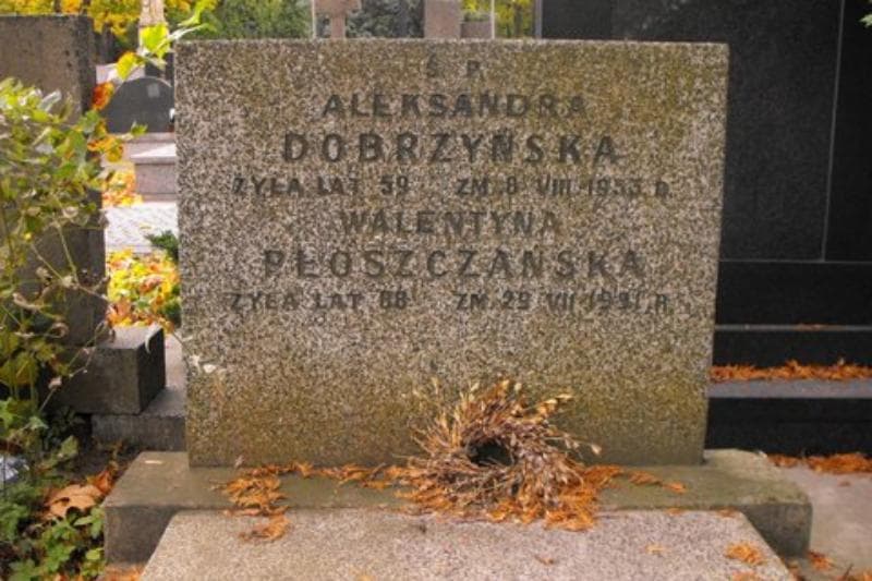 Zdjęcie grobu Aleksandra Dobrzyńska (2)
