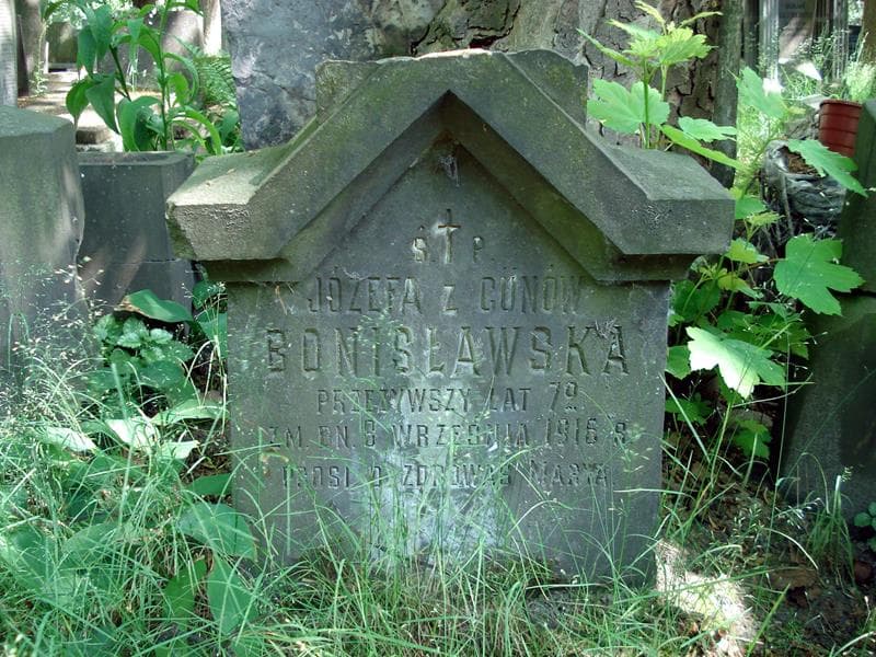 Zdjęcie grobu Józefa Bonisławska (1)