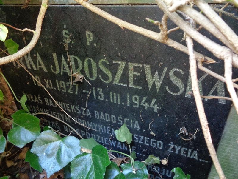 Zdjęcie grobu Irka Jaroszewska (2)
