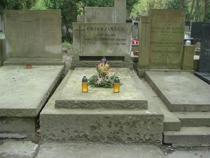 Zdjęcie grobu: Zofia Obiedzińska