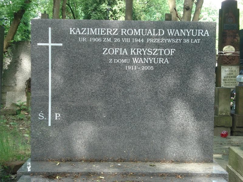 Zdjęcie grobu Kazimierz Romuald Wanyura (2)