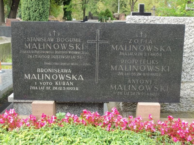Zdjęcie grobu Stanisław Bogumił Malinowski (2)