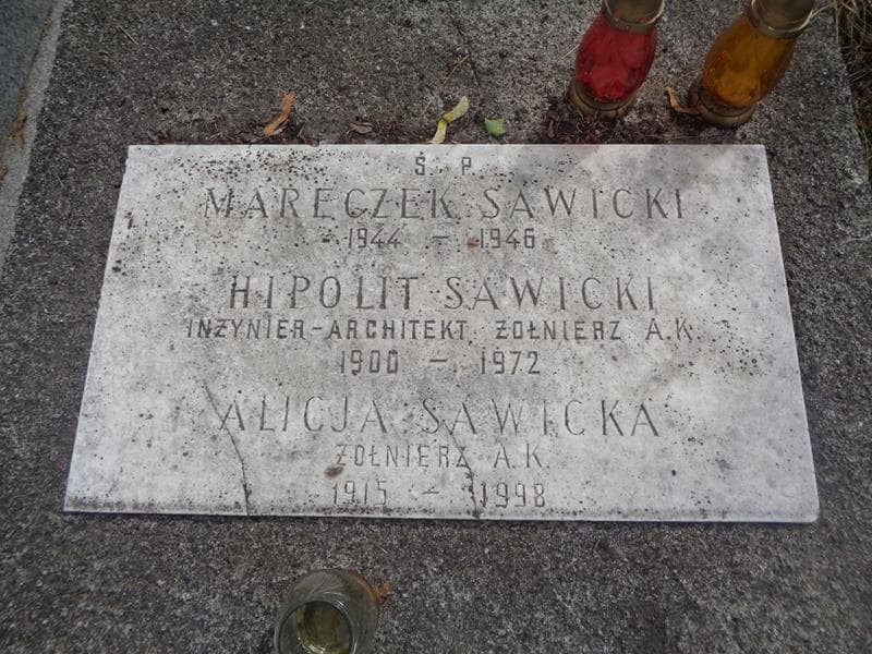 Zdjęcie grobu Hipolit Sawicki (2)