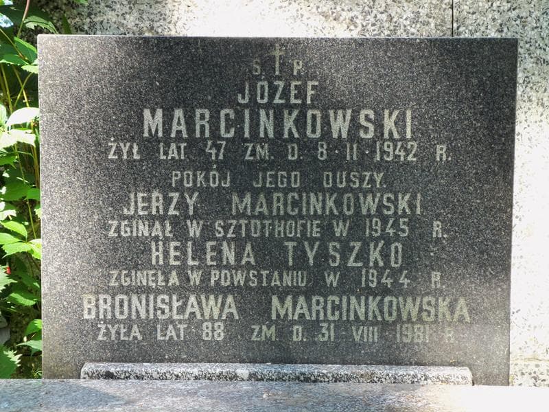 Zdjęcie grobu Jerzy Marcinkowski (2)