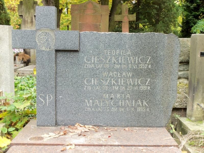 Zdjęcie grobu Teofila Cieszkiewicz (2)
