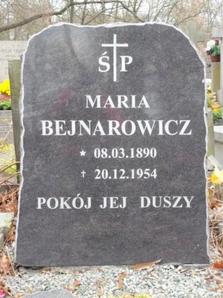 Zdjęcie grobu Maria Bejnarowicz (2)
